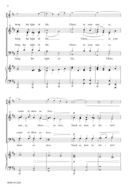 Light Of The World (Choral Score)